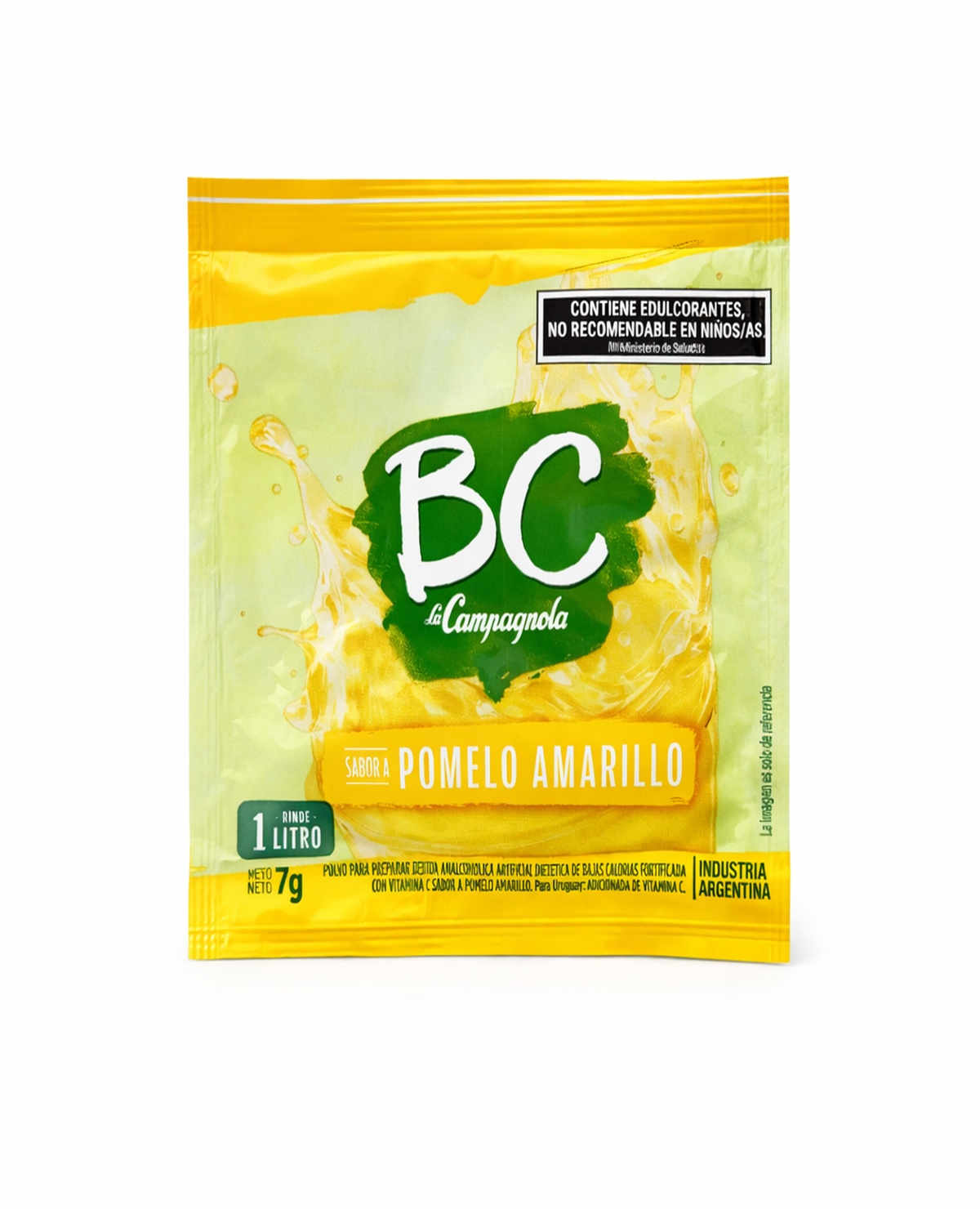 Jugo BC La Campagnola Pomelo Amarillo Sobre 7 Gr